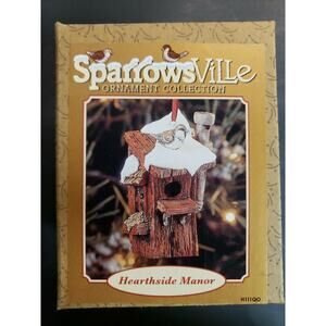 Lowell Davis Sparrowsville Christmas Ornament Ertl NIB Hearthside Manor U10